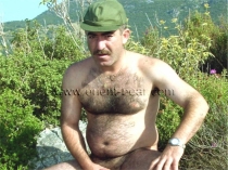 Sefer - a strong fully Haired Turkish **** with a thick **** with two huge big Balls. (id829)