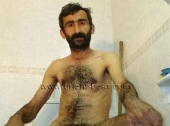 Haluk - a naked very Hairy Kurdish Man jerks off in the Bathroom seen in a Kurdish **** Video. (id88)