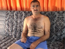 Tarek D. - a Naked Hairy Kurdish Man with a long **** and a long hanging Bag. (id880)