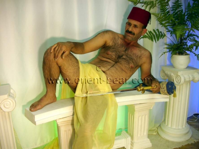 naked older turkish dad