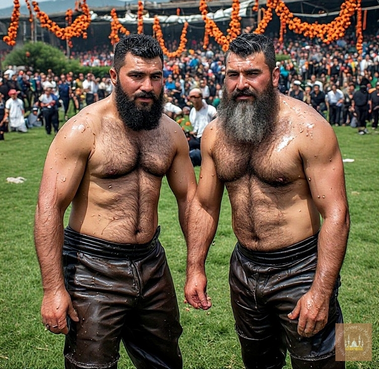 naked Turkish Oil Wrestler